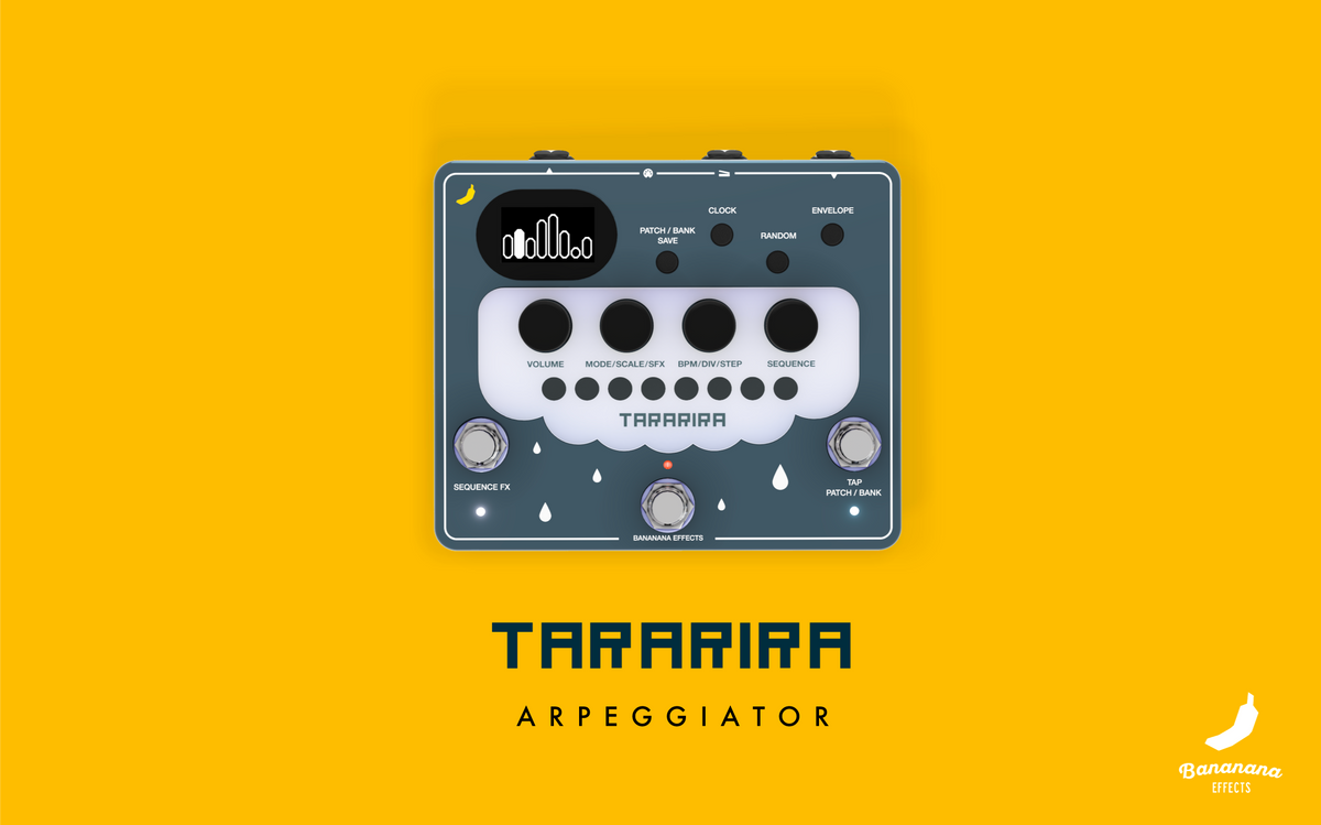 Tararira arpeggiator pedal finally will be released in February