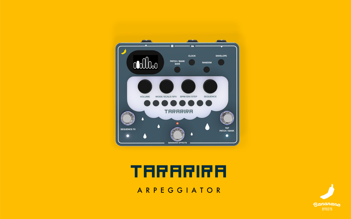 Tararira arpeggiator pedal finally will be released in February Tararira arpeggiator pedal finally will be released in February