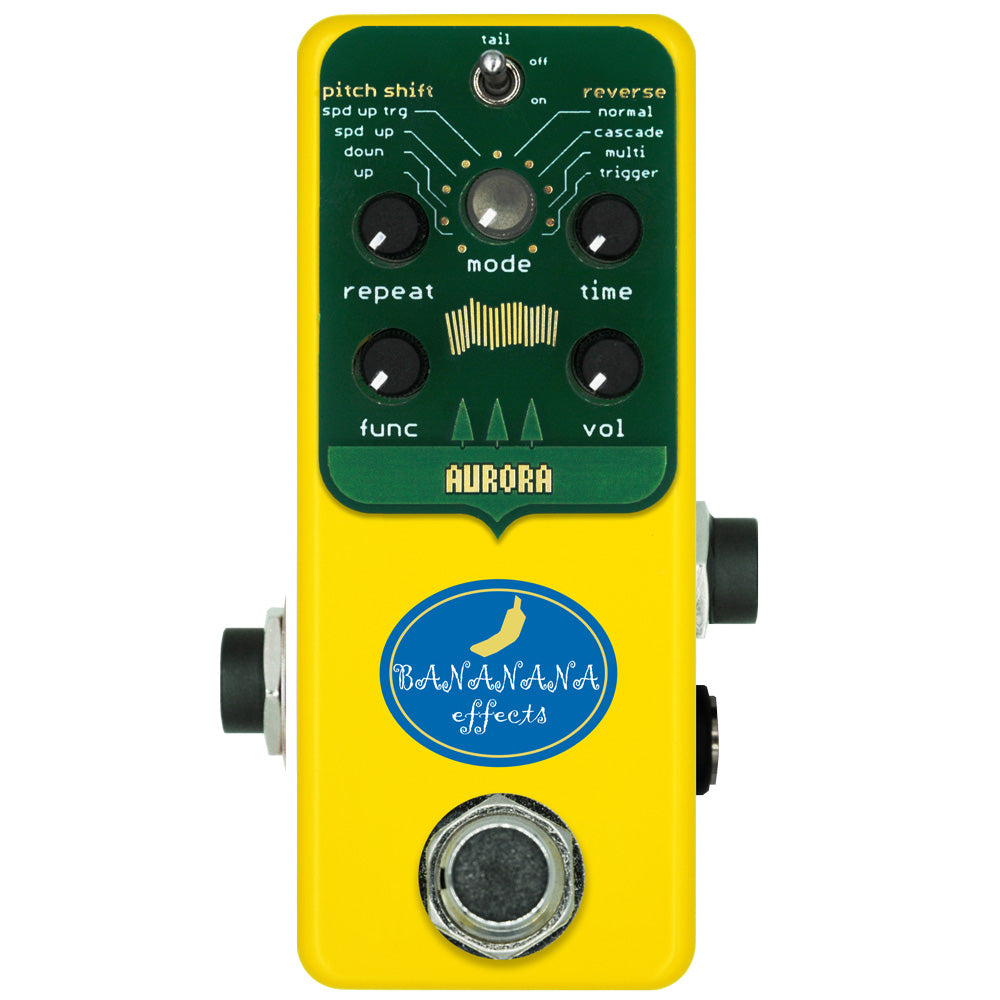best reverse delay pedal AURORA Pitch shift delay pedal